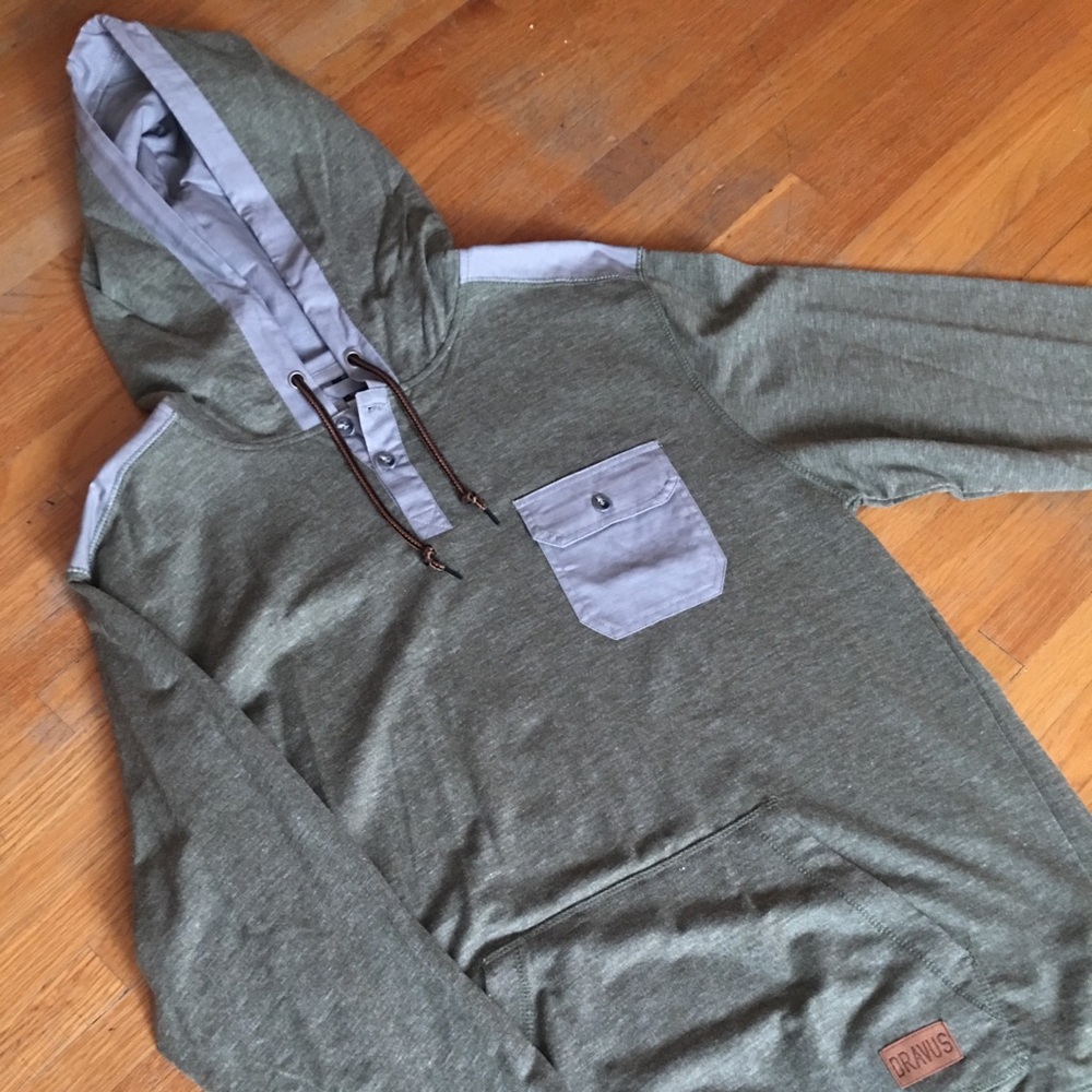 Dravus Green/Gray Hoodie